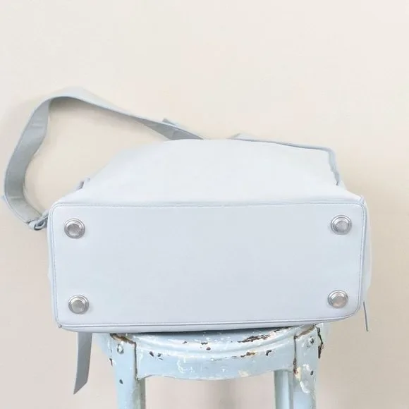 All Saints Paradise North South Leather tote  blue - Picture 2 of 13